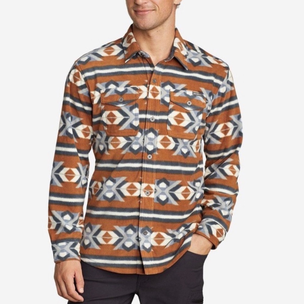 Eddie Bauer Microfleece Long Sleeve Shirt